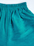 Girl's' White And Blue Kurta Plazoo And Dupatta Set